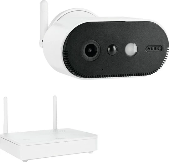 Kamerë sigurie me bateri ABUS Pro PPIC91000 me bazë (base station), bardhë/zi