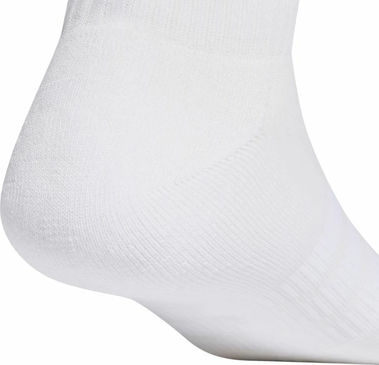 Çorape të shkurtra adidas Cushioned Essentials JZ0535, të bardha, set prej 3 palë