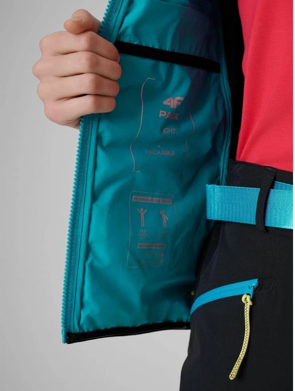 Jakne trekking për femra 4F PRO 4FWSS26TDJAF0850-35S, gri