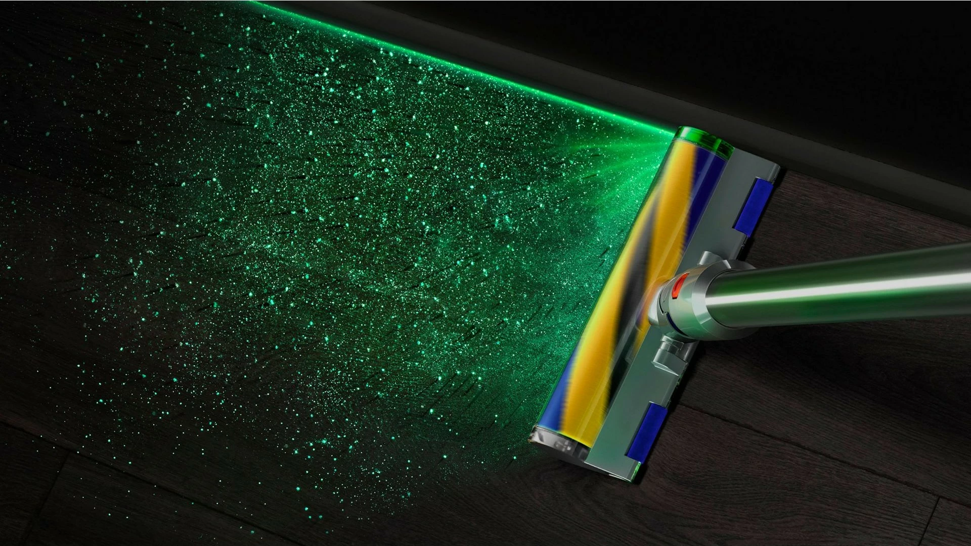 Fshesë me korrent Dyson V15 Detect Absolute, pa qese, 0.76 L, bateri, ngjyrë nikeli dhe e verdhë