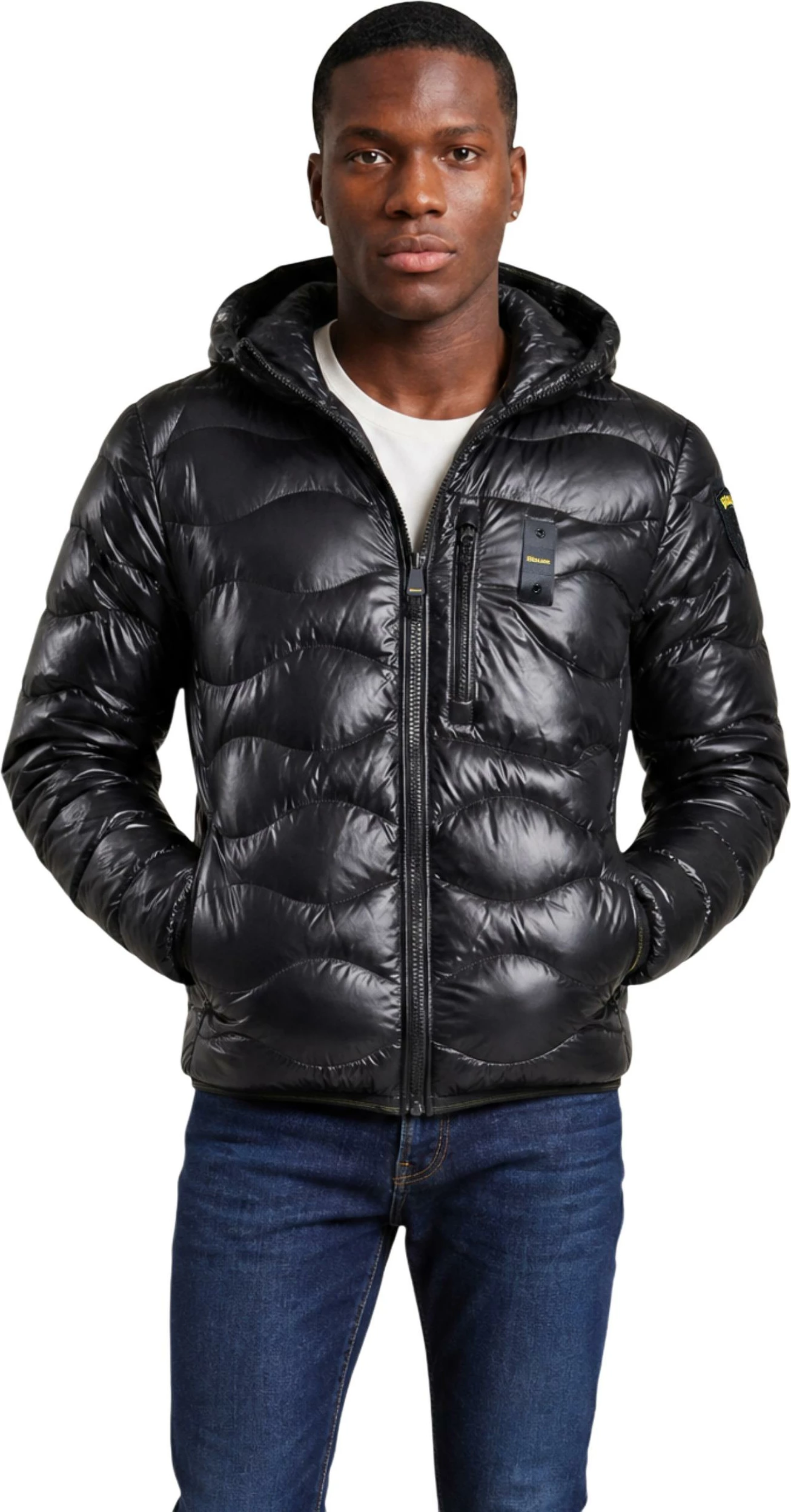 Jakne për meshkuj Blauer WAVE 26WBLUC03064, e zezë