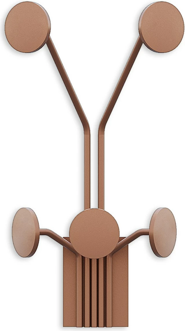 Varëse muri metalike Wallity, model gjirafë, ngjyrë bakri