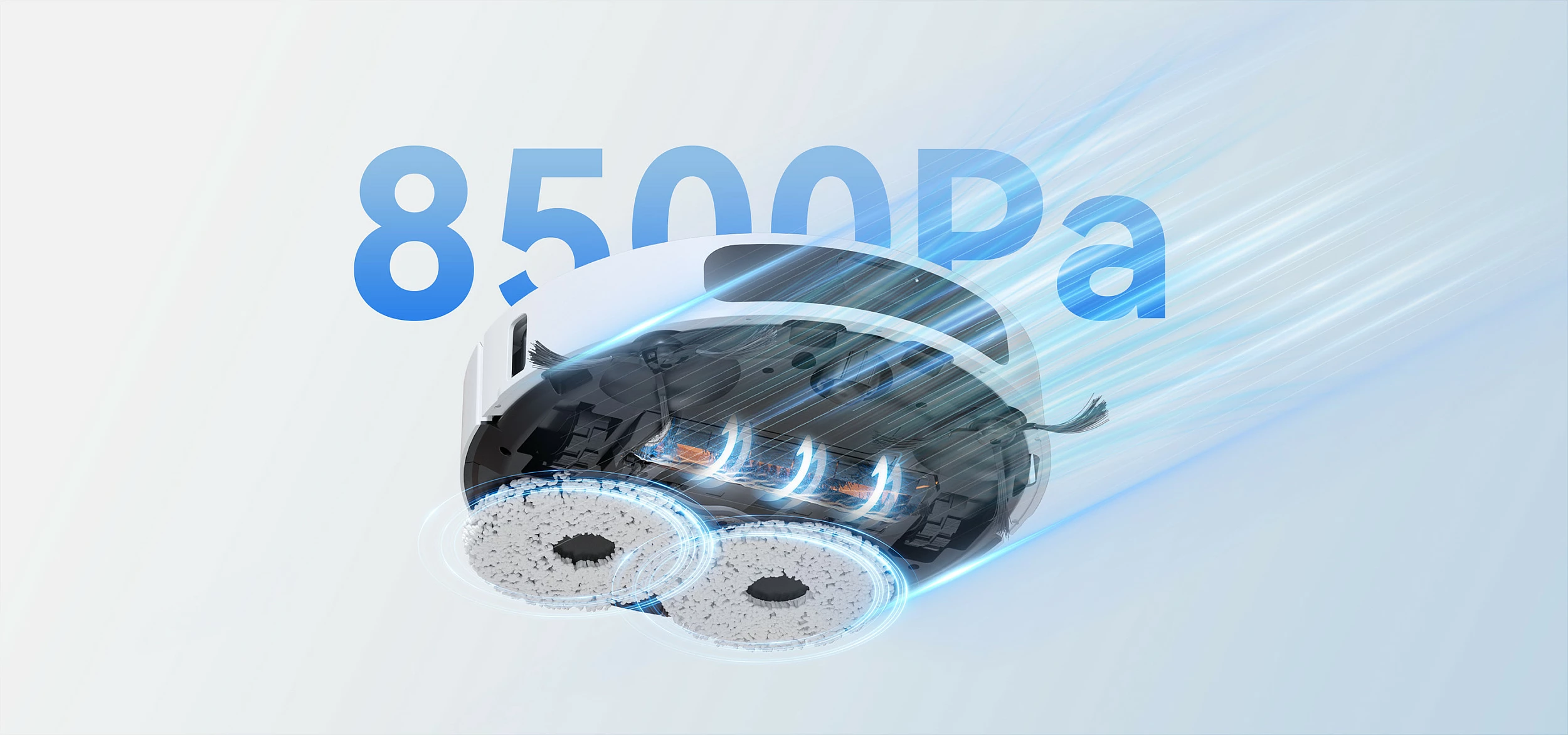 Fshesë robotike Imou RV3, me fshirje dhe LiDAR, bateri 6400mAh, e bardhë
