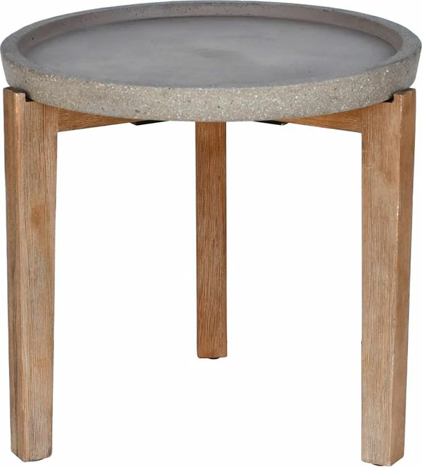 Tavolinë kafeje Orrin, ngjyrë kafe-natyrale, 53x53x48