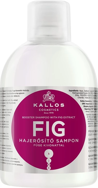 Shampon për femra Kallos Fig Booster, 1000ml
