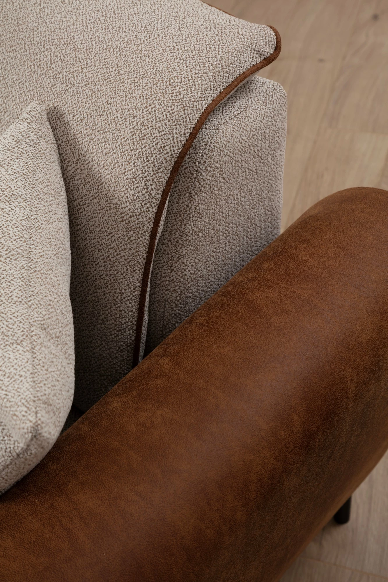 Divan 3-vendësh me shtrat, Atelier del Sofa, bezhë, kanellë