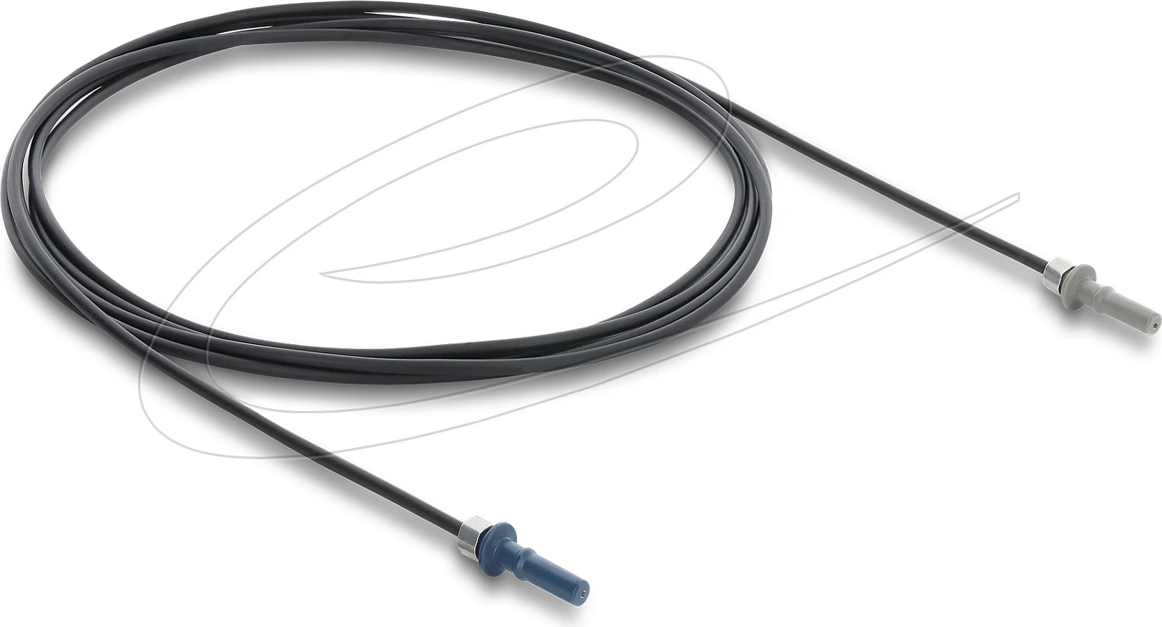 Kabllo optike POF DeLOCK HFBR 4501-4511Z, 2 m, simplex në simplex, duplex, zi/gri/blu