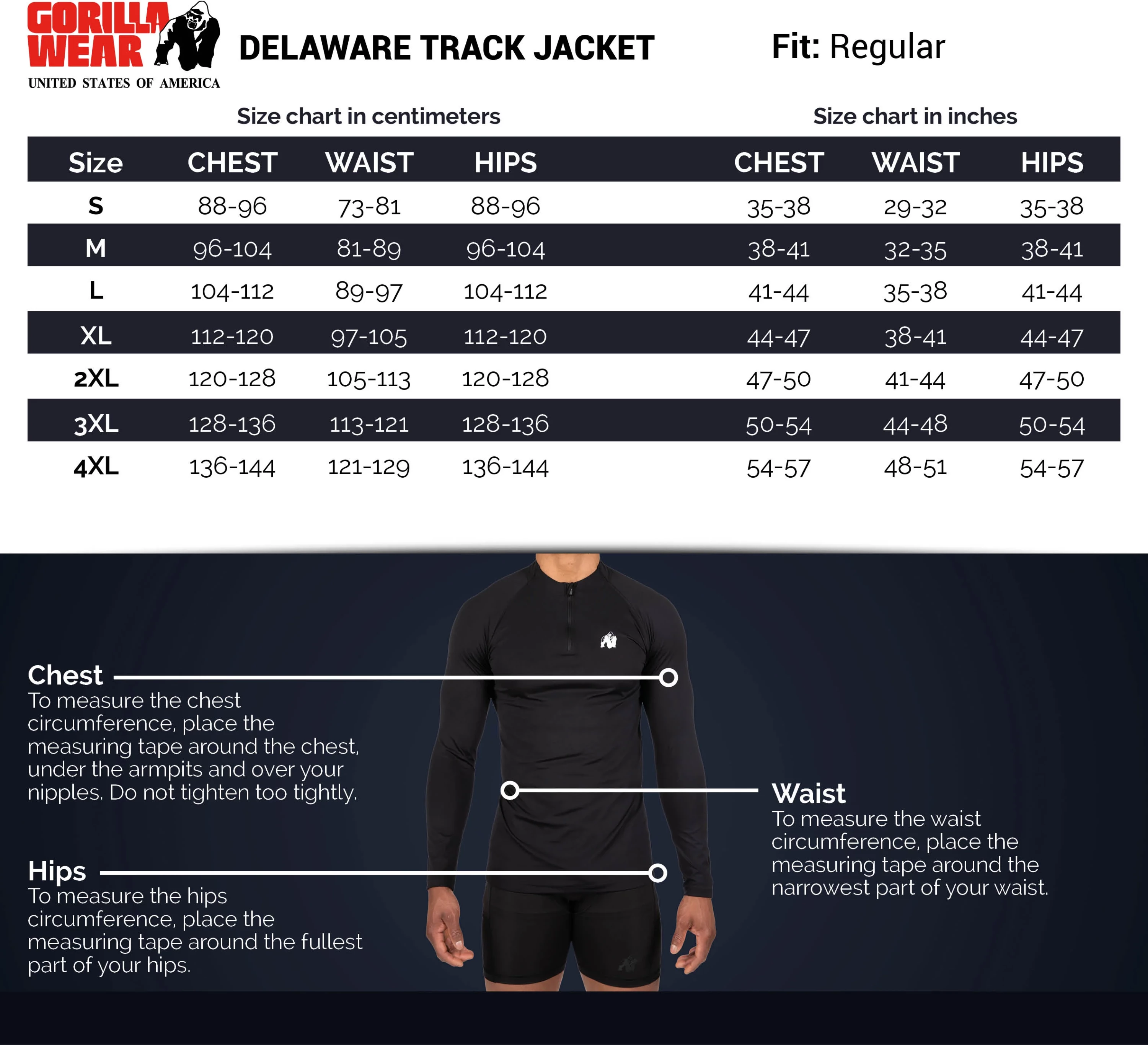 Delaware Track Jakcet - Black [Madhësia: M]