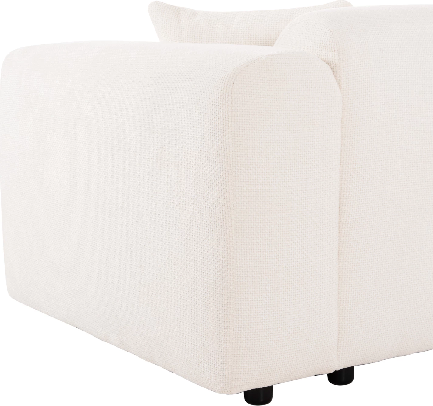 Këndi i divanit BRICKEN FH3275.02L, pëlhurë e bardhë, 110-282x98-160x72H cm