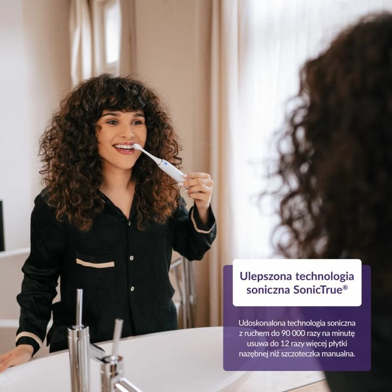 Furçë dhëmbësh sonic TrueLife SonicBrush Clean70 UV, e bardhë