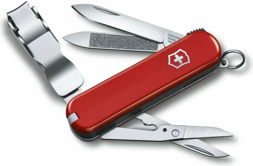 "Nailclip 580" Victorinox - me prerëse thonjësh, e kuqe