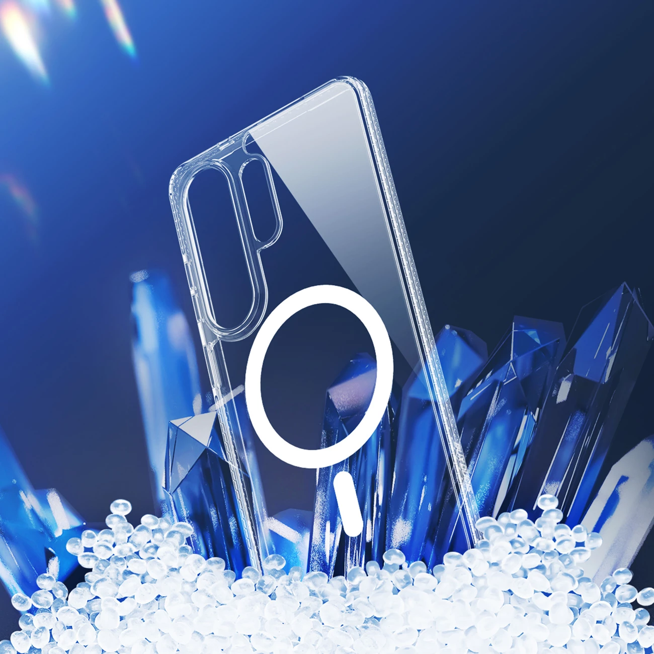 Mbështjellës Dux Ducis Clin Mag për Samsung Galaxy S26 Ultra, MagSafe, TPU/PC, me kuti, transparent