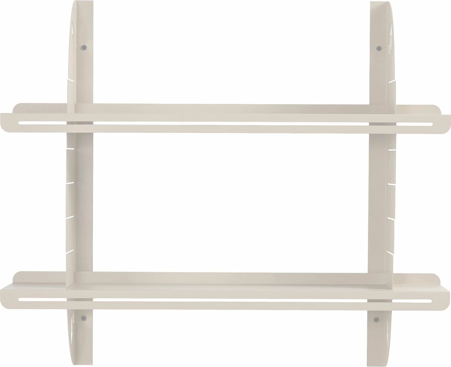 Raft dekorativ metalik për mur, ngjyrë bezhë e butë, Skye Decor, Vlnt126Kr