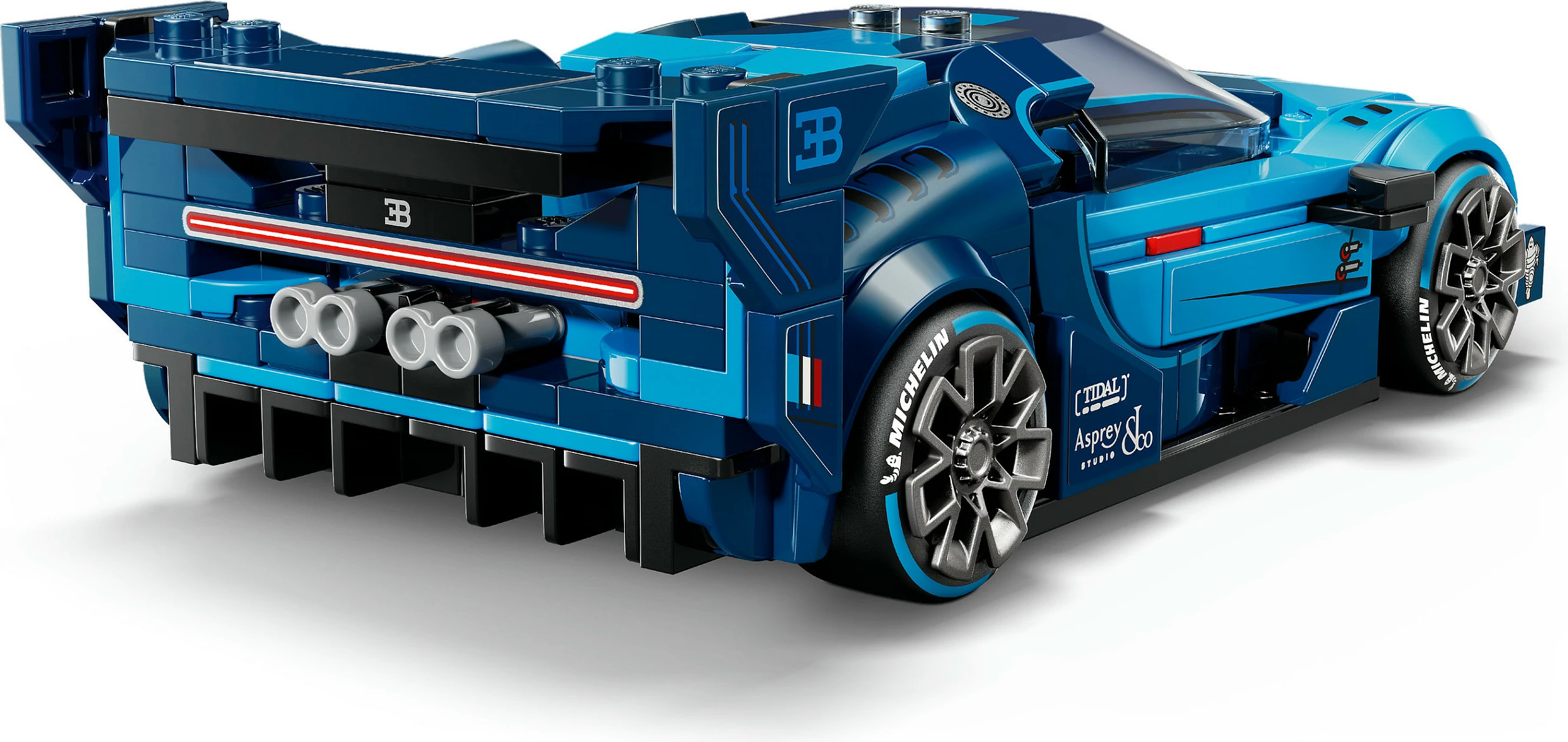 Set ndërtimi LEGO Speed Champions Bugatti Vision Gran Turismo 77253, 284 copë, 9+, kaltër