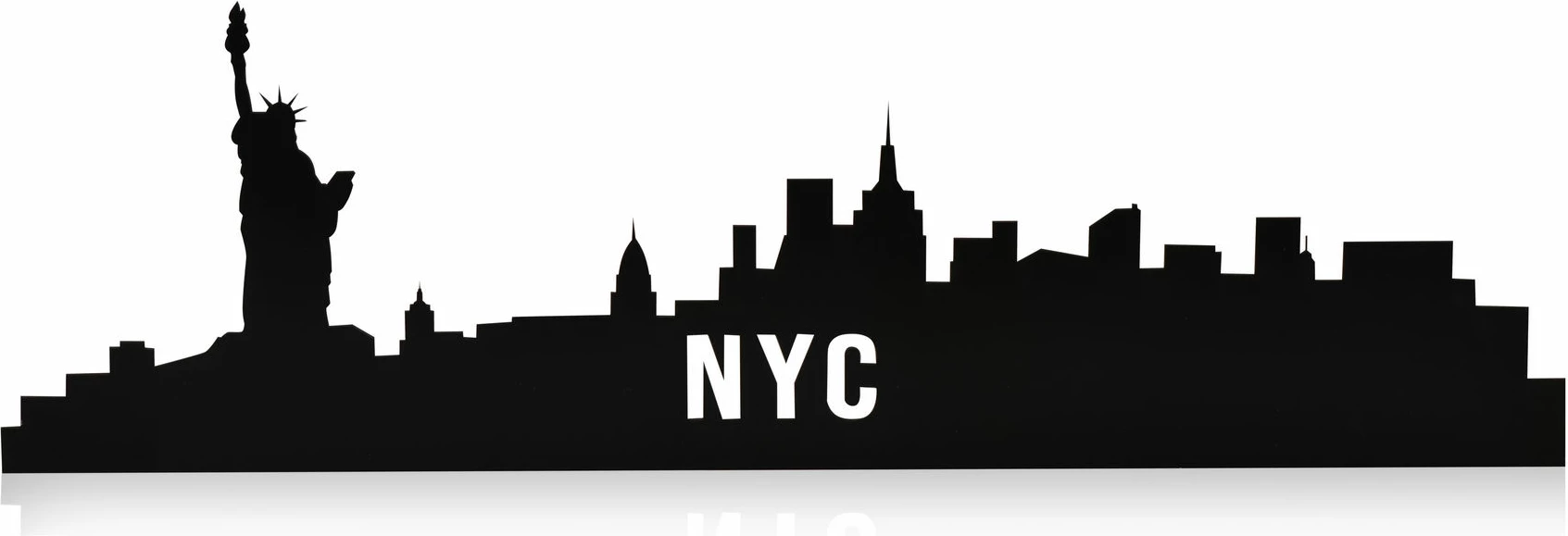 Dritë dekorative LED, siluetë NYC, ngjyrë rozë