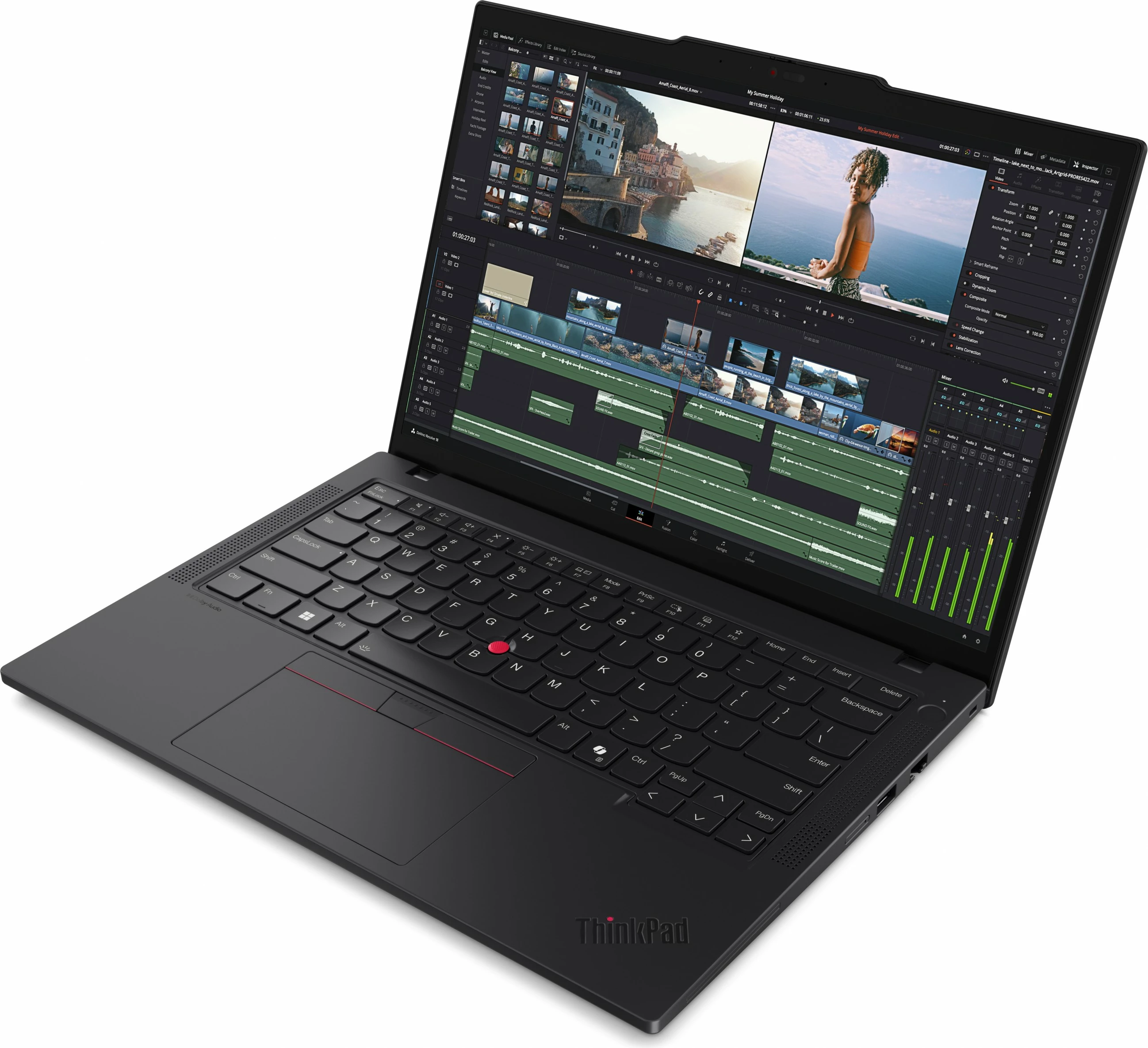 Kompjuter Lenovo ThinkPad P14s Gen 5 AMD Ryzen 7, 64GB RAM, 2TB SSD, 14 inç, e zezë