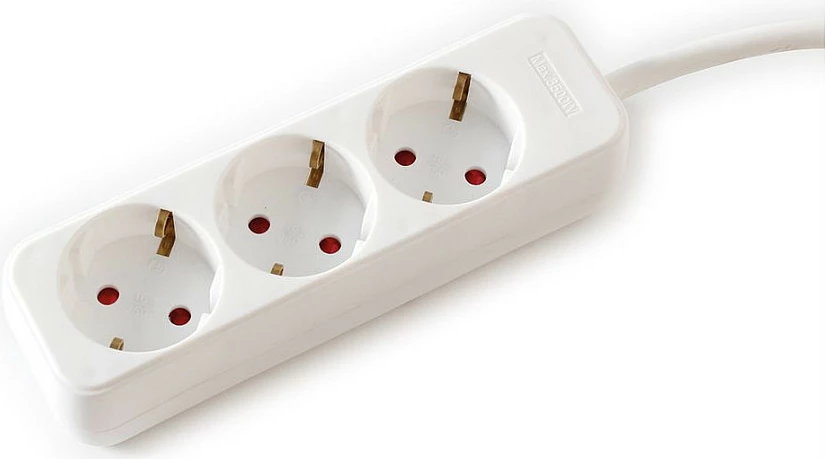 Zgjatues rryme VALUE 19.99.1072, 3 priza, 1.5 m, 3600 W, i bardhë