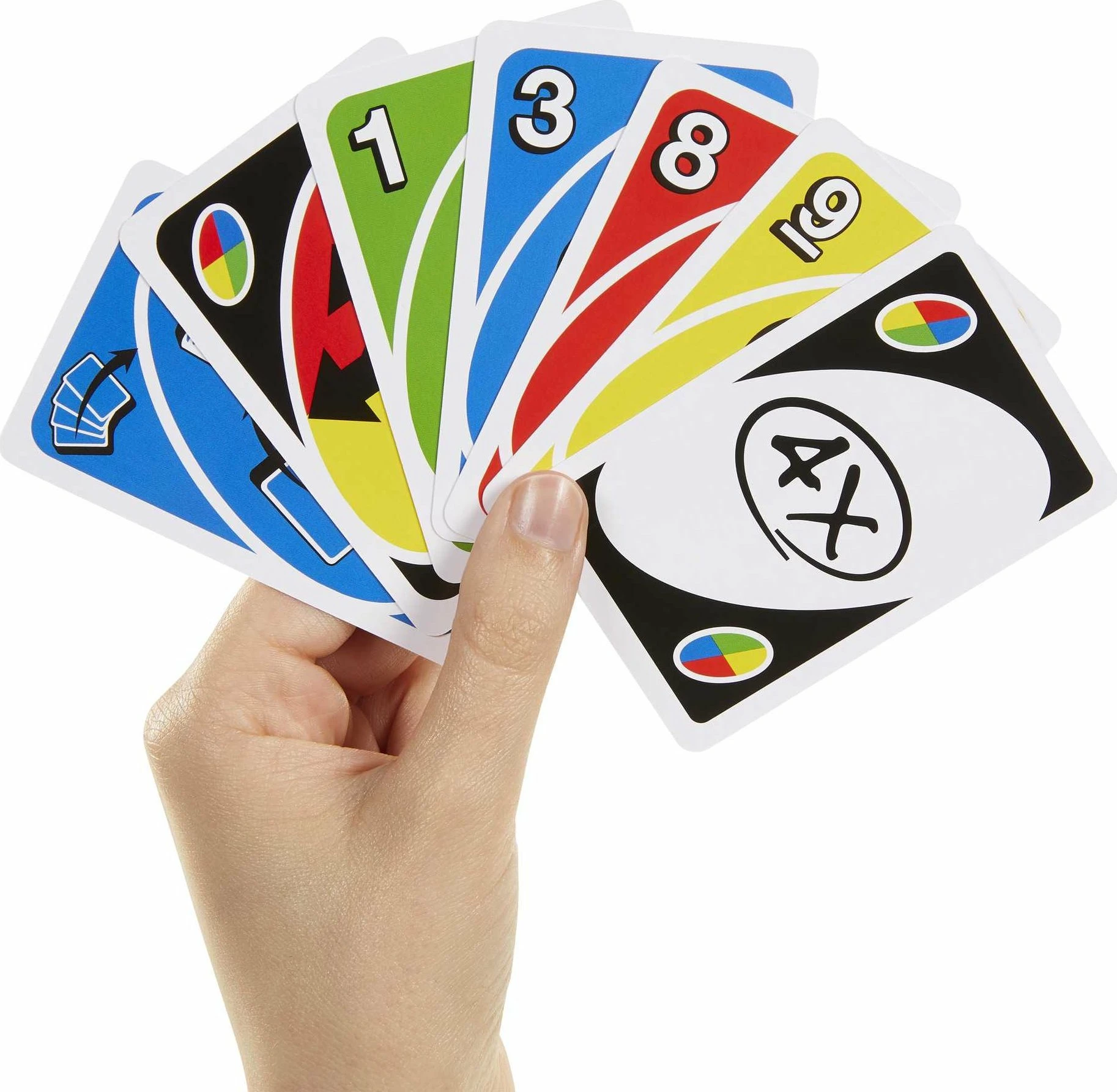Lojë me letra Mattel UNO Extreme! GXY75, me dispenser elektronik, 2-10 lojtarë, 7+ vjeç, e kuqe
