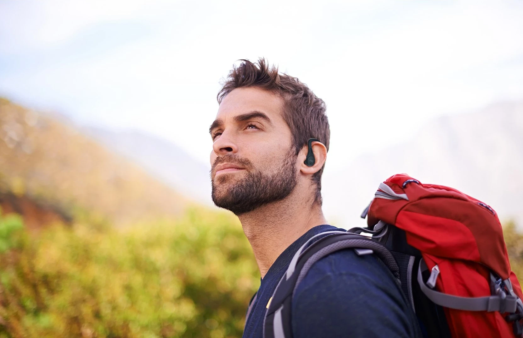 Kufje JVC HA-EC25T, True Wireless, Bluetooth 5.1, Ear-hook, të zeza
