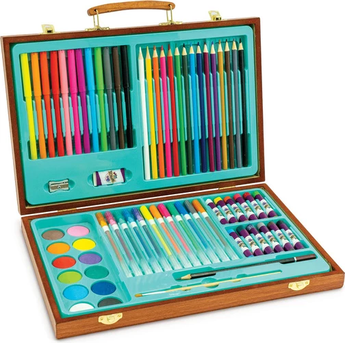 Out To Impress Wooden Art Case Craft Set