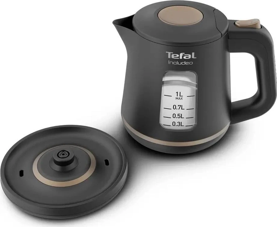 Çajnik elektrik Tefal Includeo KI533811, ngjyrë e zezë