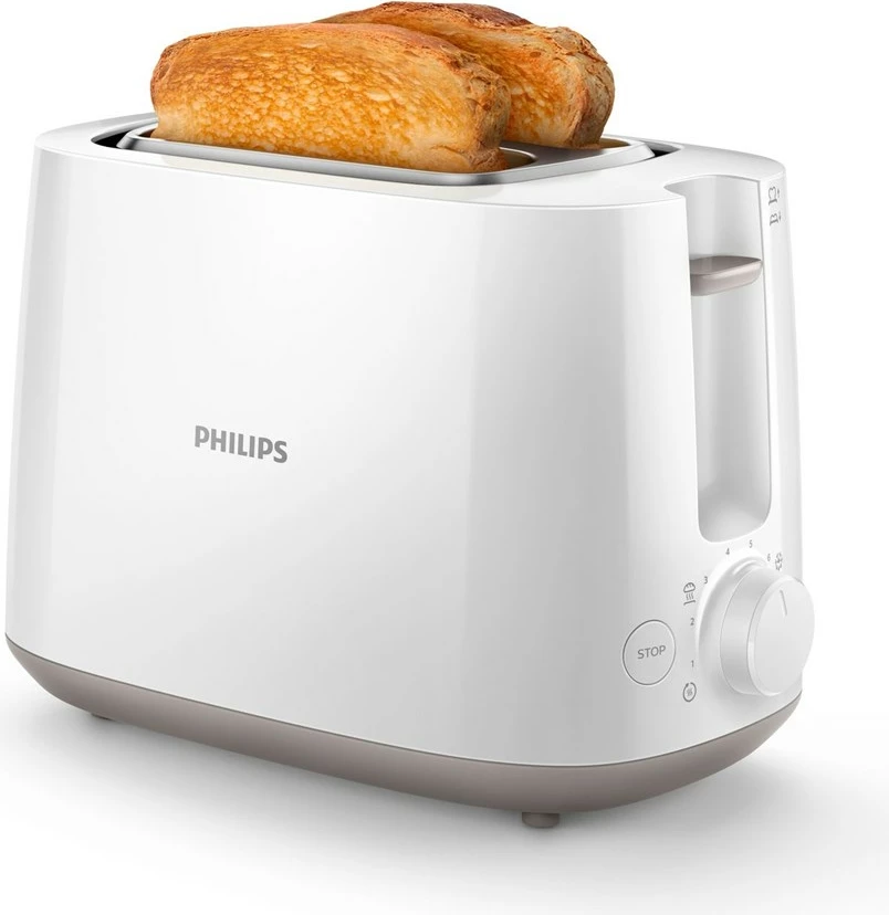 Thekëse buke Philips HD2581/00 Daily Collection 830 W, 2 fole, 8 nivele, e bardhë
