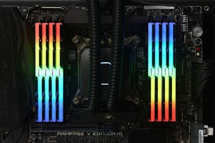 RAM Memorje G.Skill Trident Z RGB F4-3600C16D-32GTZRC 32GB (2x16GB) DDR4 3600MHz CL16 RGB e zezë, set 2 copë