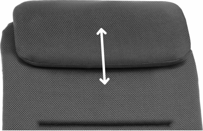 Karrige kampingu BRUNNER Aravel H2L 0404052N.C25, palosëse, lartësi e rregullueshme, max 120 kg, kornizë alumini, e zezë/gri