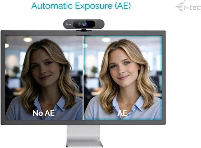 Webcam i-tec SOLOMON PRO 900, 4K UHD, 8.29MP, 30fps, USB, me shutter privatësie, e zezë
