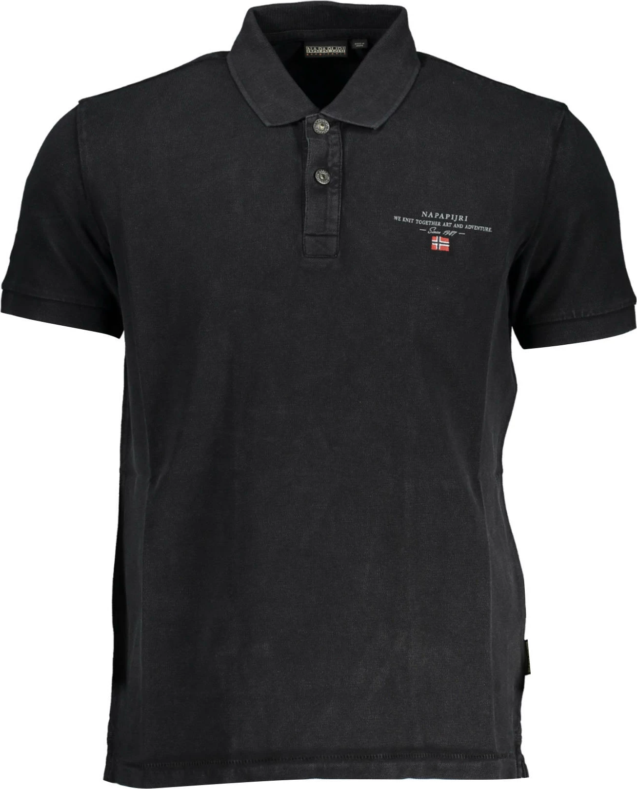 Maicë polo për meshkuj NAPAPIJRI, e zezë