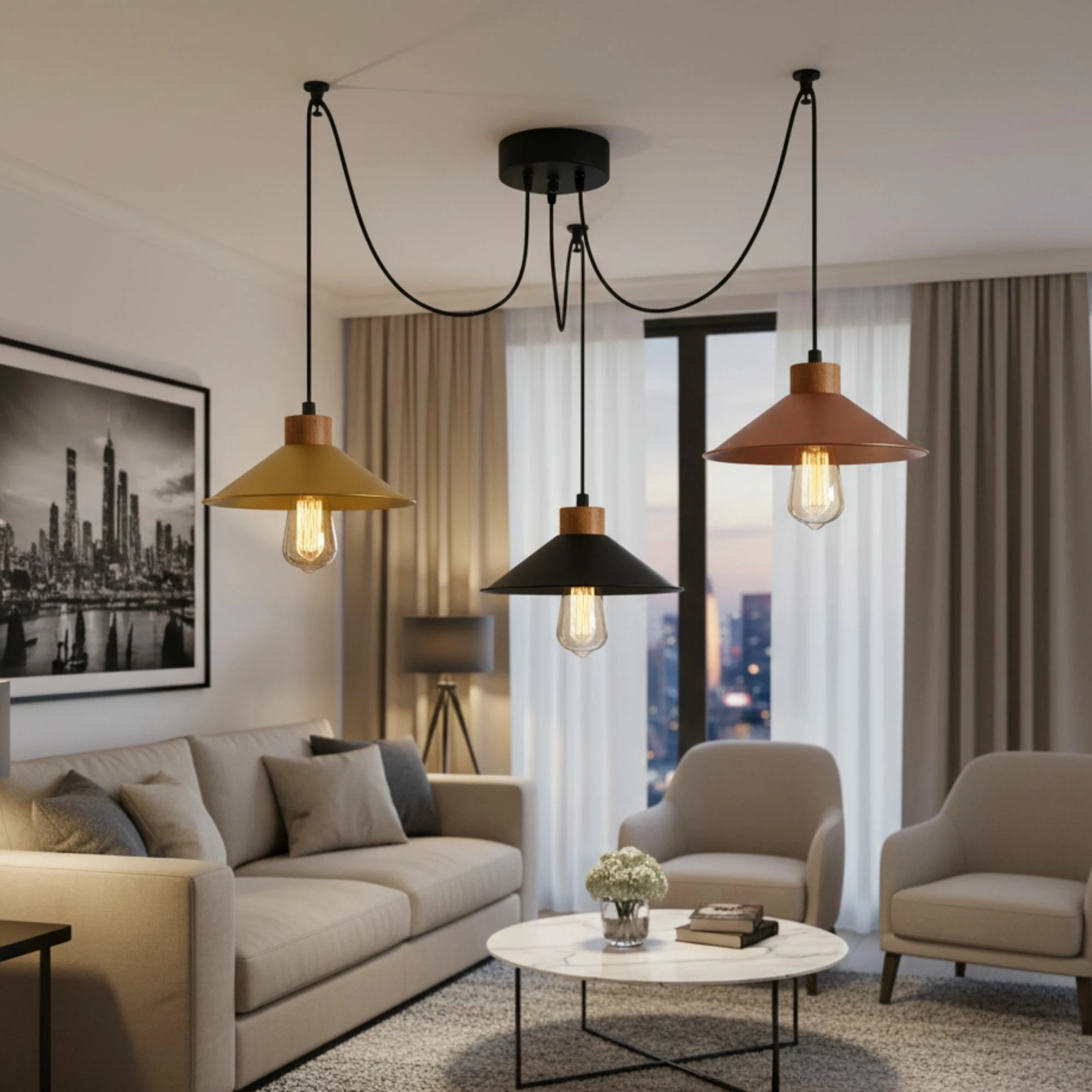 Llambë tavani Opviq, Manavgat, N-554, shumëngjyrëshe