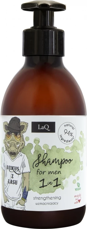 Shampon për meshkuj LaQ Wild 1w1, 300ml