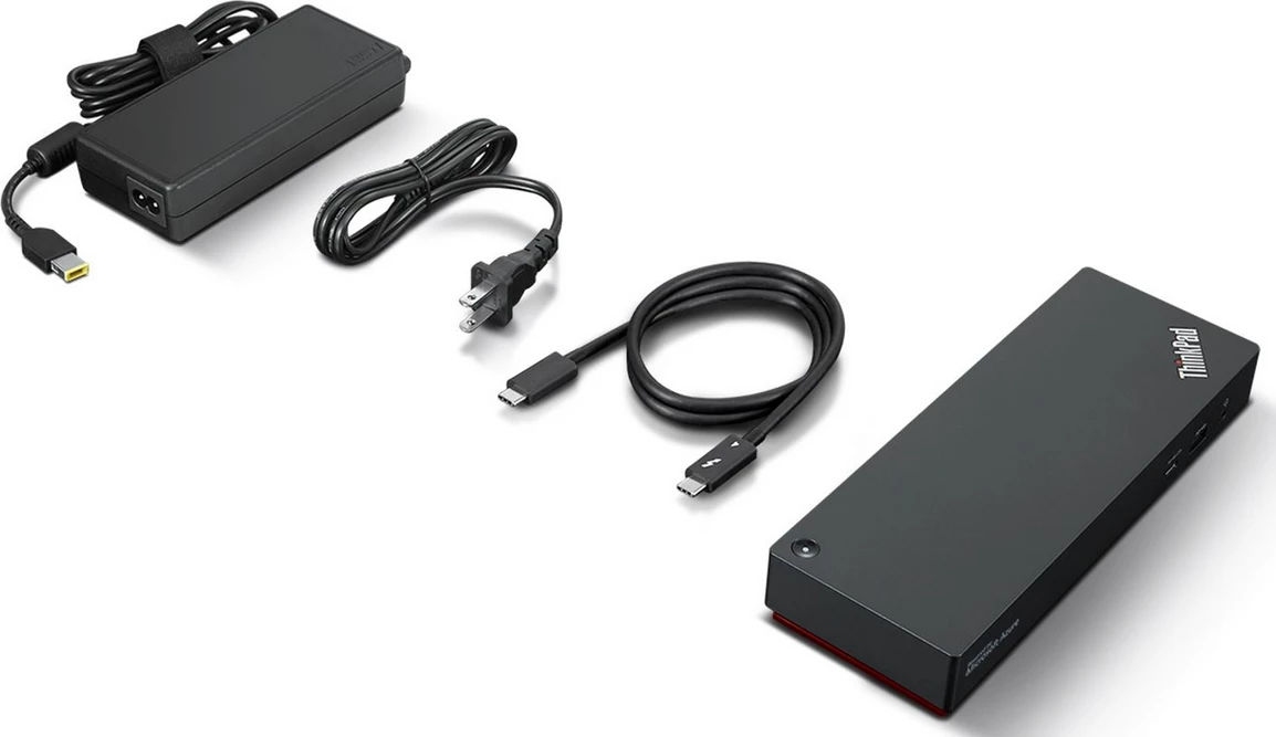 Docking station Lenovo 40B10135EU USB-C e zezë