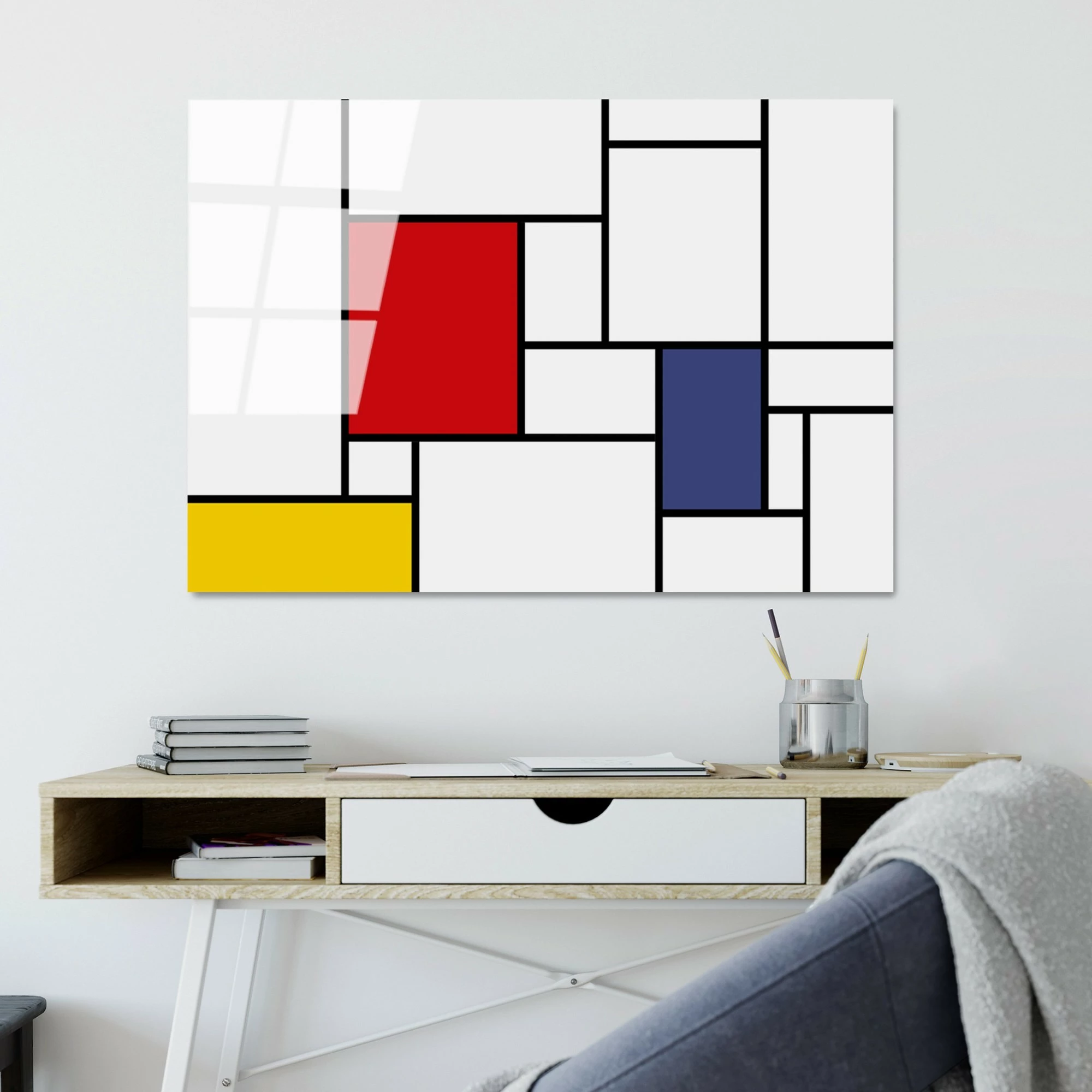 Pikturë dekorative prej xhami të temperuar, Wallity UV-181, 70x100cm