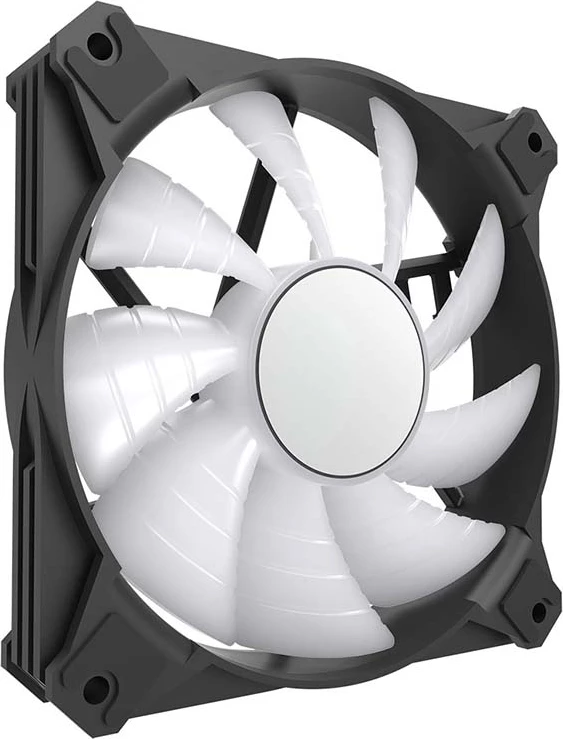 Set ventilatorë kompjuteri Darkflash INF8 3in1, 120x120, ARGB, zi