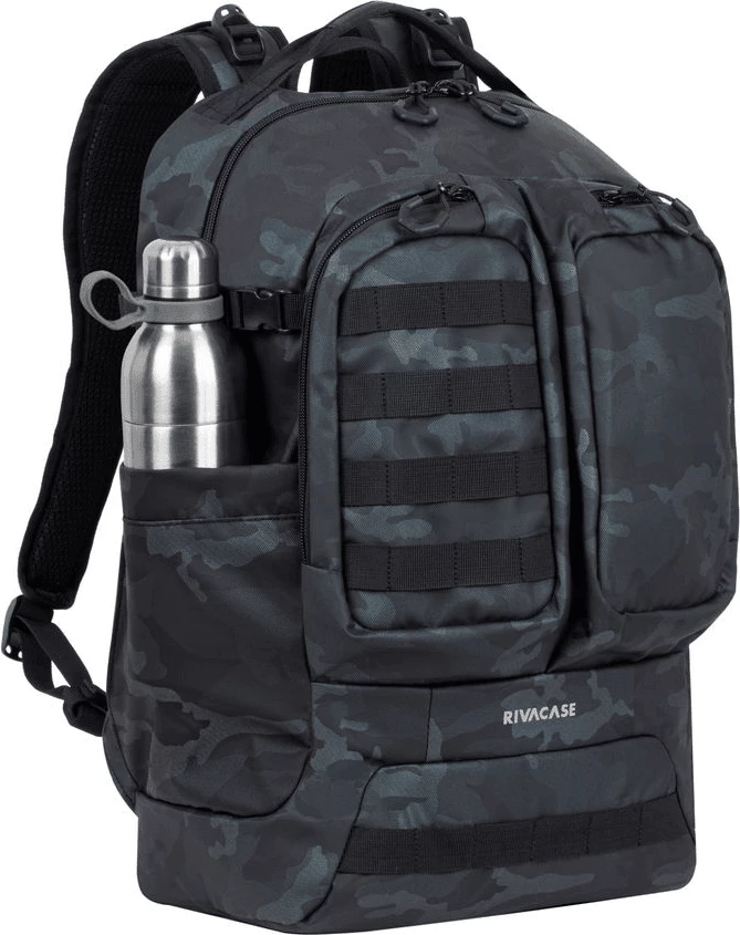 Çantë shpine RIVACASE 7661 Sherwood 32L për laptop 16" dhe tablet 10.1", navy camo