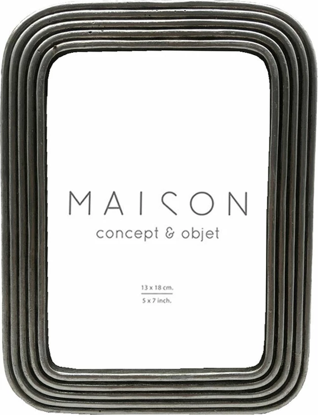 Kornizë foto Edan, polirezine, ngjyrë argjendi, 17x2x22cm