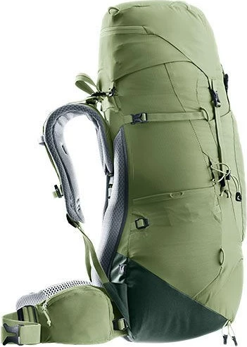 Çantë shpine Deuter Aircontact Lite 45+10 SL, për femra, Jeshile