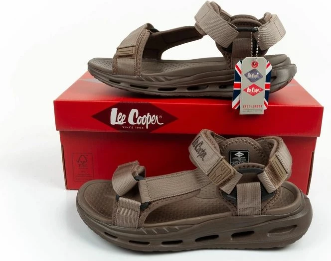 Sandale për meshkuj Lee Cooper me rripa velcro, të gjelbra [Madhësia: 44]