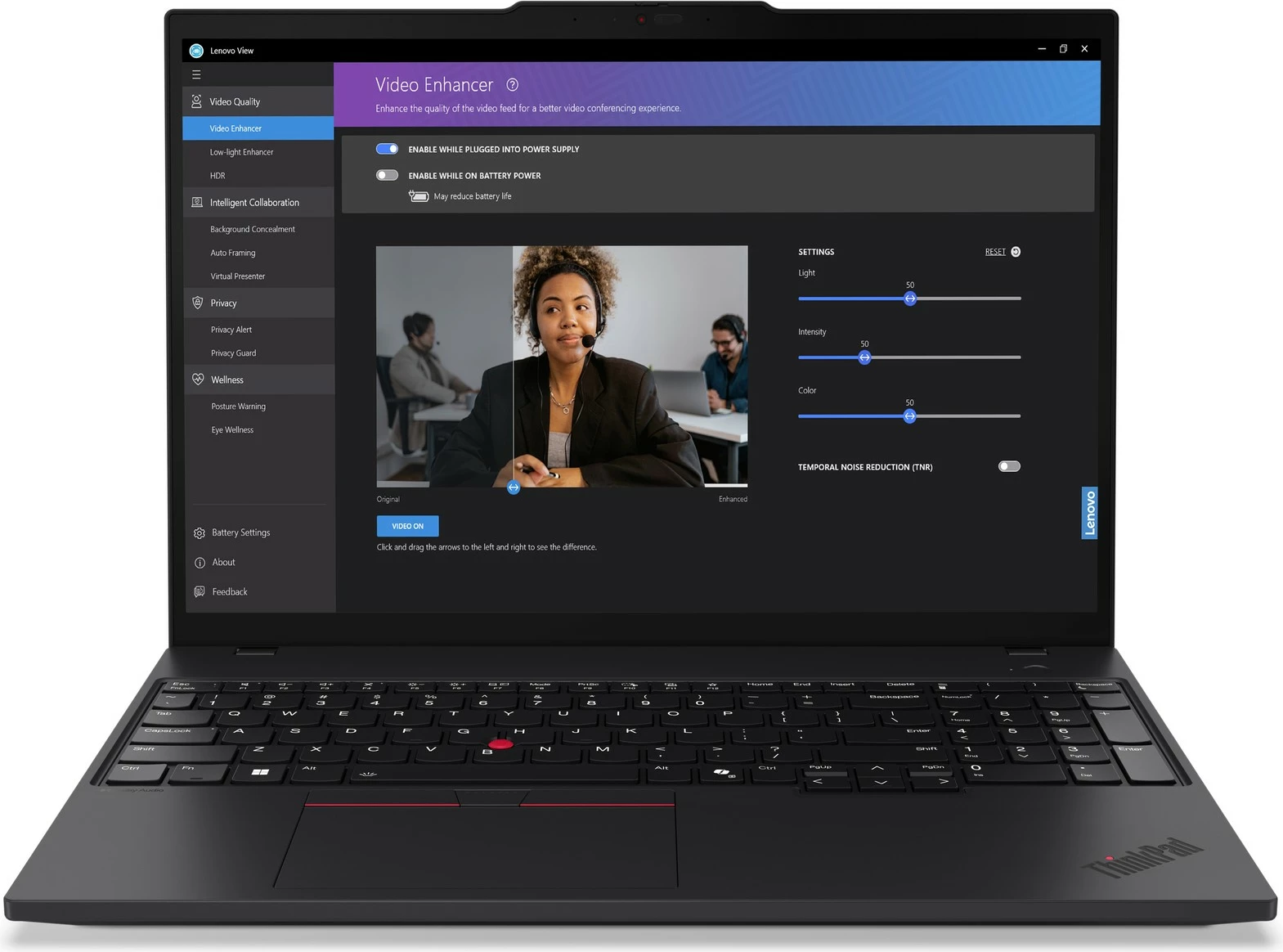 Laptop Lenovo ThinkPad T16 Gen 3, Intel Core Ultra 5, 16 GB RAM, 512 GB SSD, Ekran 16", Ngjyrë e zezë