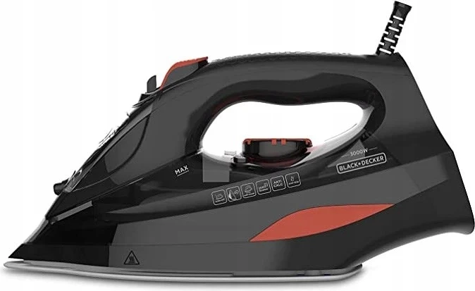 Hekur për hekurosje  Black+Decker BXIR3000E, 3000W, i zi 
