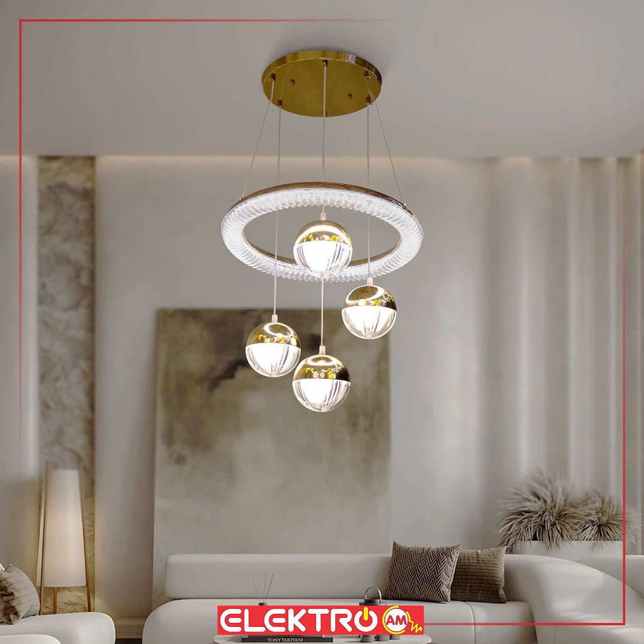 Abazhure LED i varur 8964-4 GD