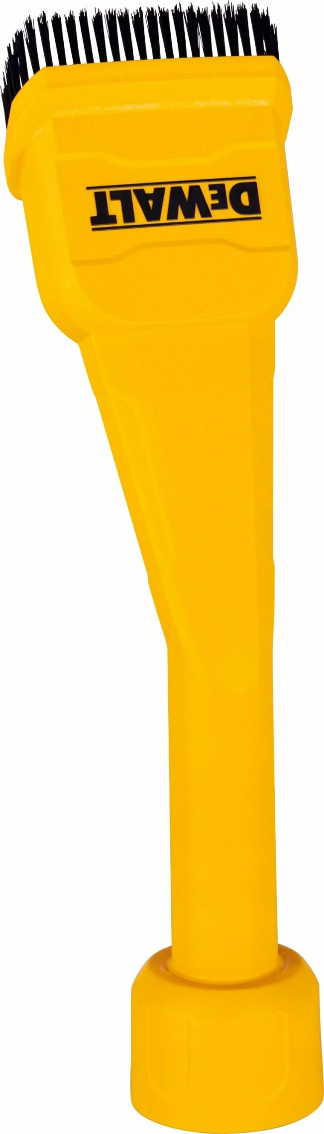 Furçë ergonomike për papastërti të fortë Dewalt DXVA00-4300E, për zorrë thithjeje 32/48/64 mm, e verdhë
