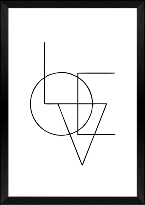 Dekor muri Felora, print digjital, kornizë MDF, 33x1.5x48cm