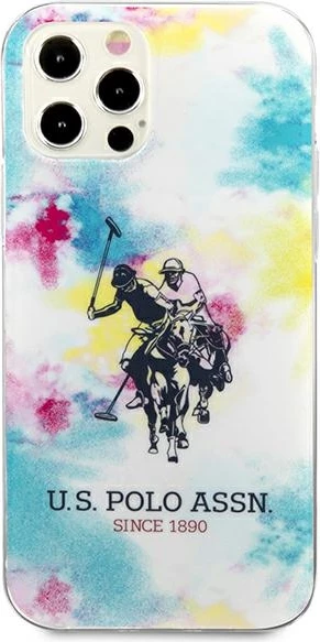 Mbështjellës U.S. Polo Assn. USHCP12MPCUSML për iPhone 12/12 Pro 6.1", Tie & Dye, shumëngjyrësh