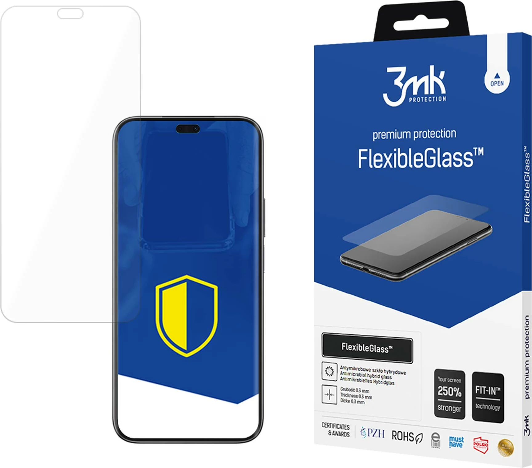 Mbrojtës ekrani FlexibleGlass 3mk Protection për Honor X8B, transparent