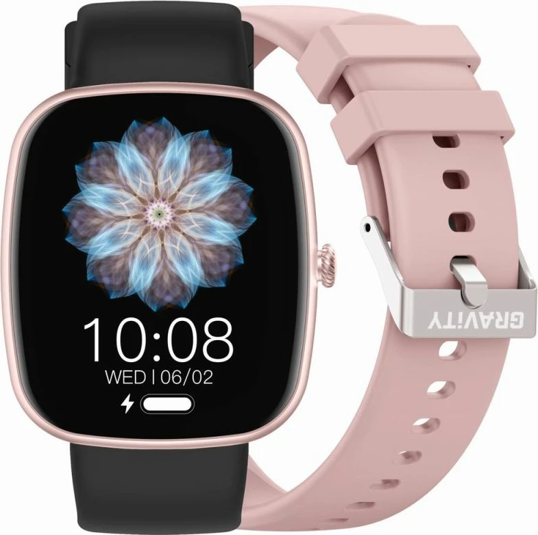 Smartwatch për femra Gravity, rozë