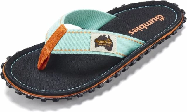 Papuqe unisex Gumbies Islander Tricolor, të zeza