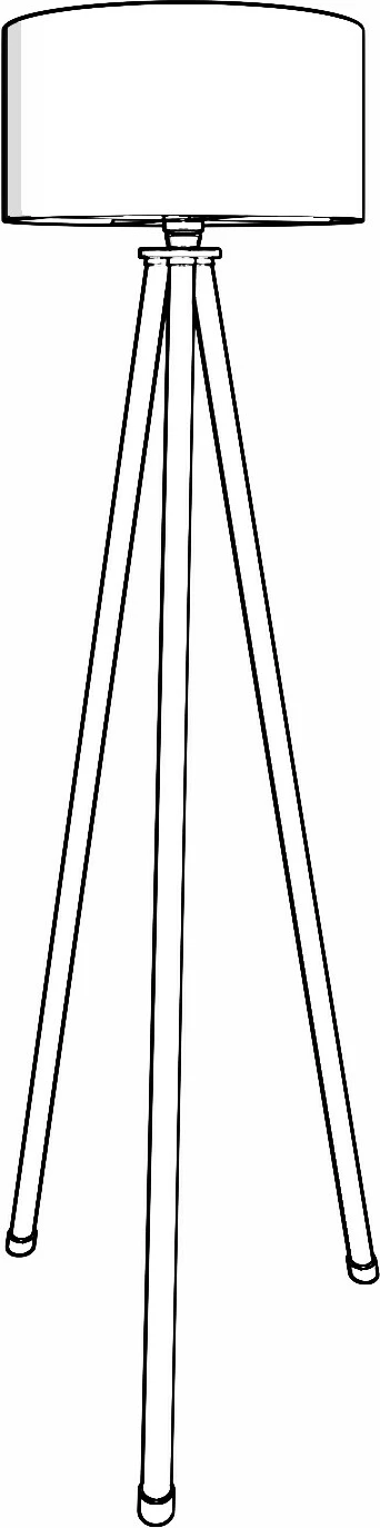 Llambë dyshemeje Opviq, KS-11105, ngjyrë gri dhe kafe