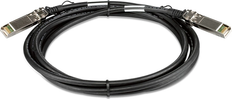 Kabllo Direct Attached (DAC) D-Link DEM-CB300S, SFP+ në SFP+, 10 Gbit/s, 3 m, e zezë